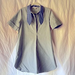 & Other Stories button front mini shirt dress
